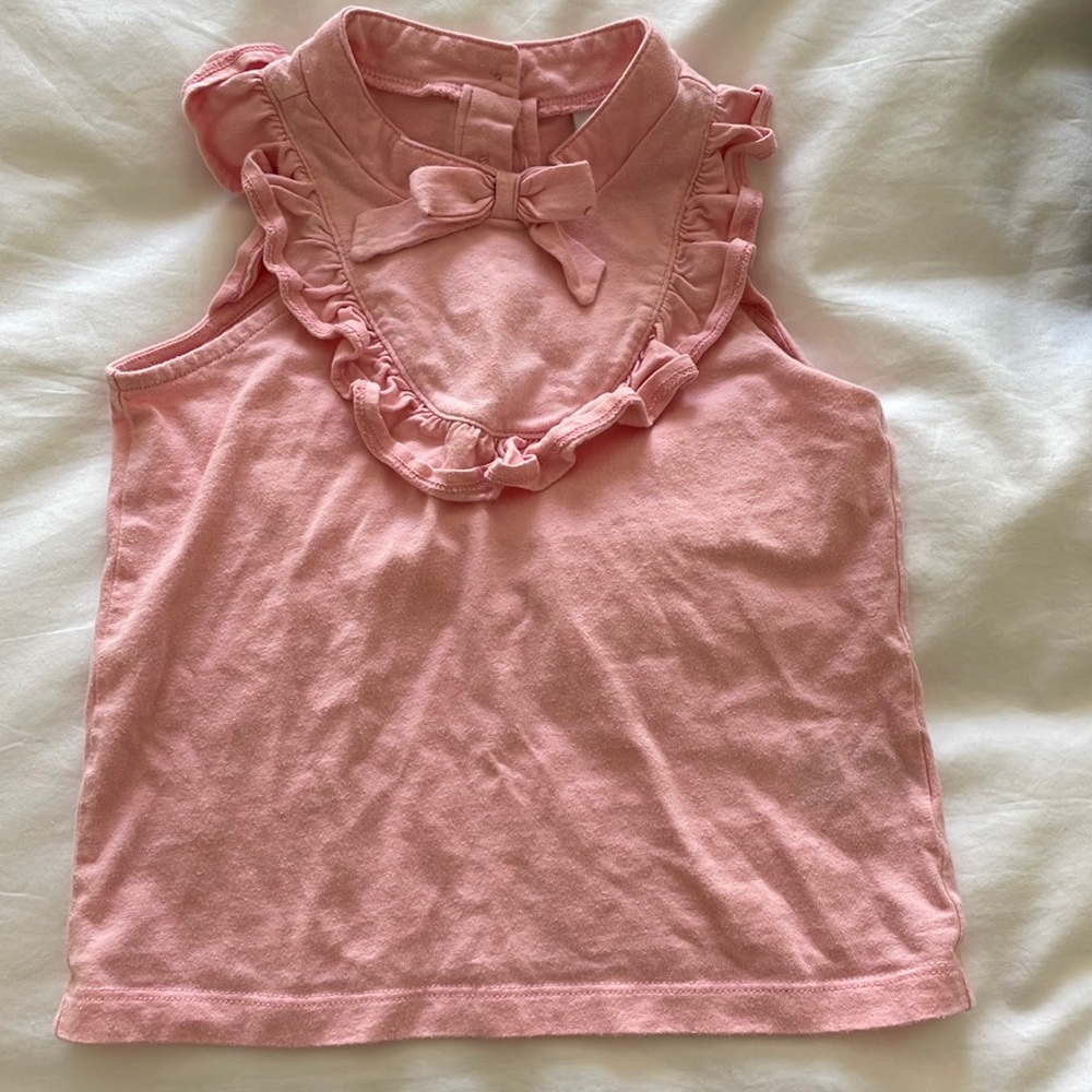 Cute pink ruffle top from Janie and Jack